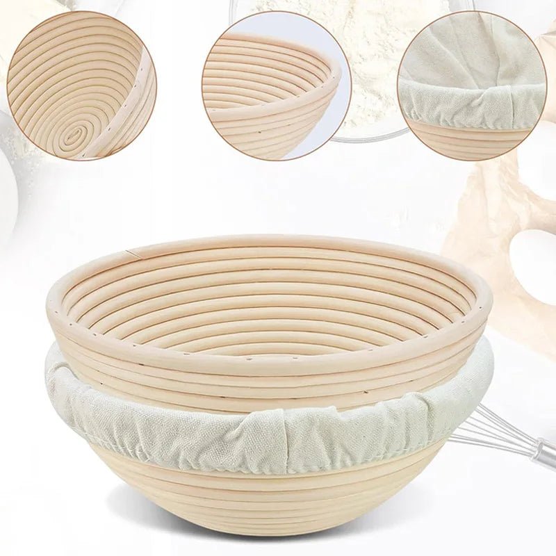 CRUSTORA – Handmade Rattan Proofing Basket Oval & Round for Perfect Bread Texture 3