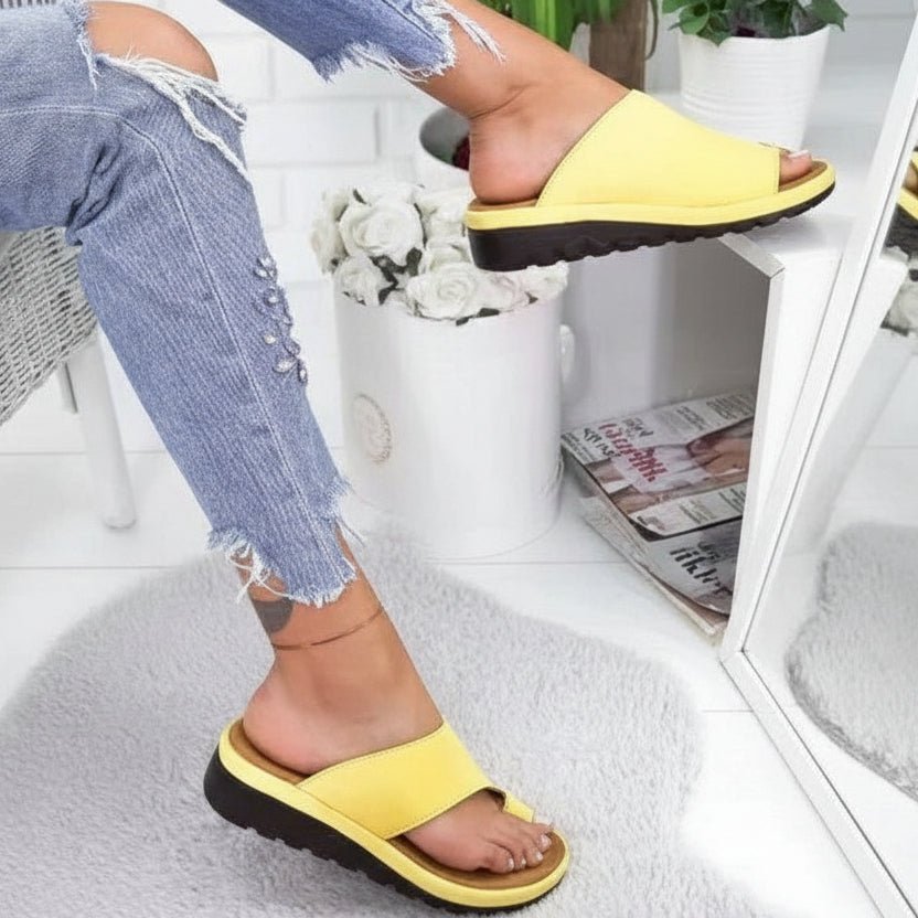 Orthopedic Wedge Heel Sandals for Women - Breathable Comfort & Style 0