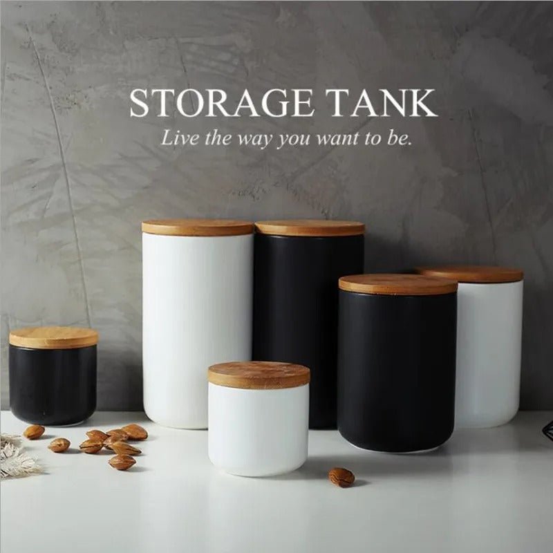  BambooFresh ceramic storage can - airtight & stylish for every kitchen-6