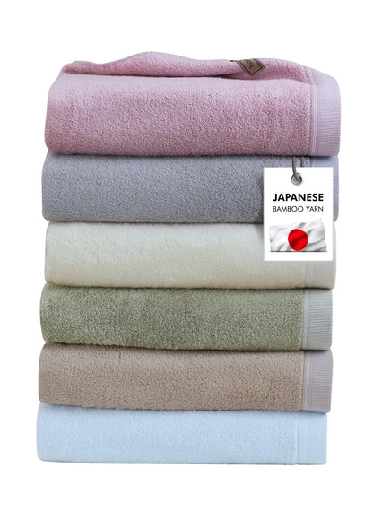 Bambora Pluche Badhanddoek | Extra-zacht bamboestof voor spa, sportschool en thuisgebruik