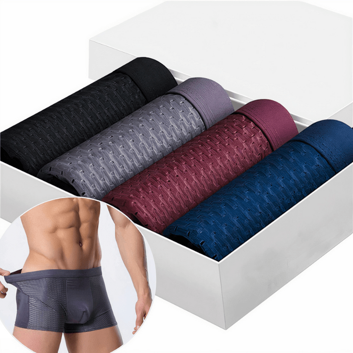 BAMBOOWEAR – Boxers en bambou pour hommes pour un confort ultime