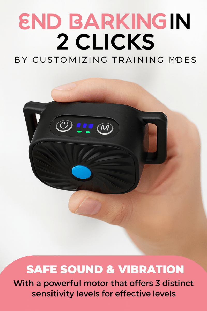 BarkLess Nano – Collare delicato antiabbaio per cuccioli e cani di piccola taglia