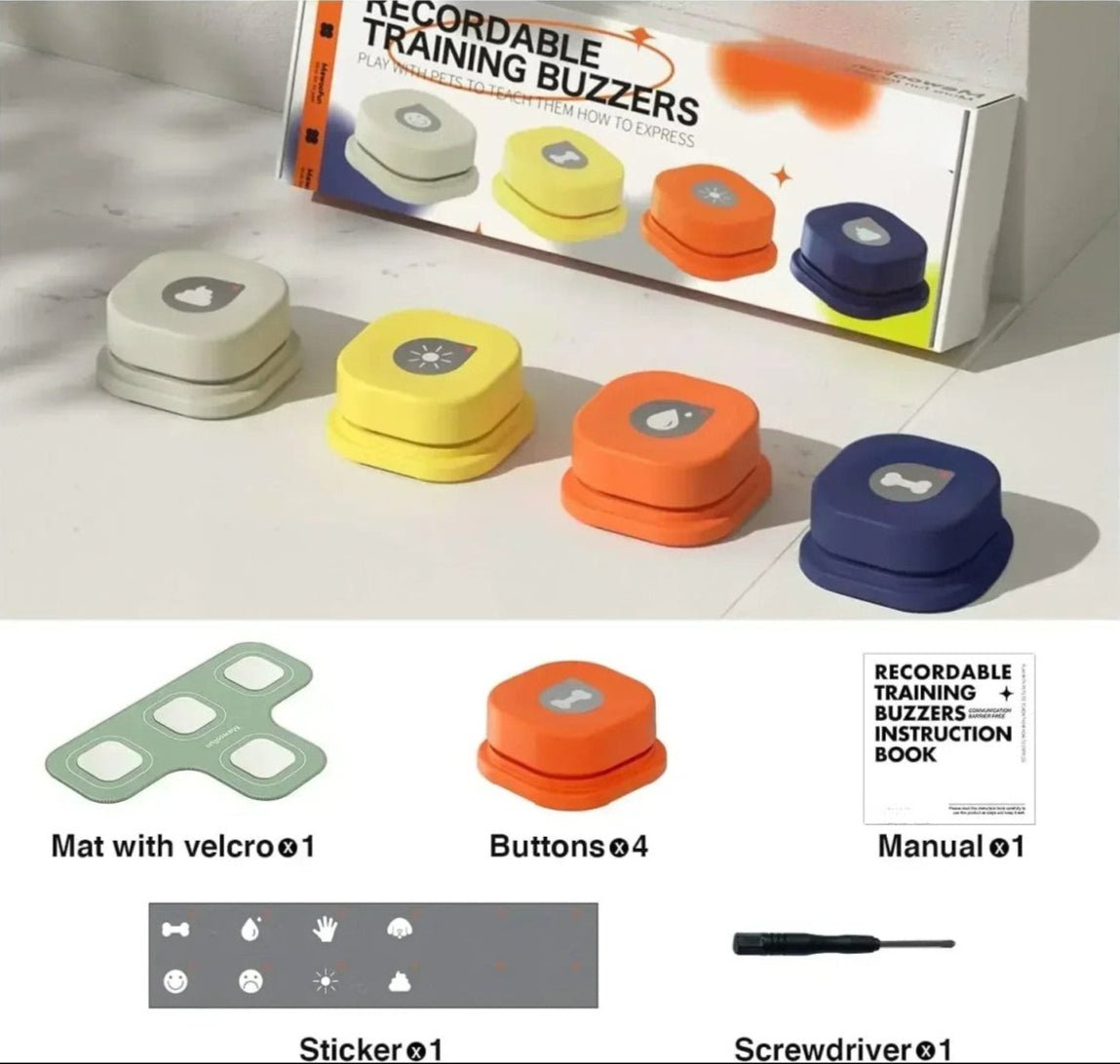 BARKTALK – Pulsanti Vocali Interattivi per la Comunicazione e l'Addestramento del Cane