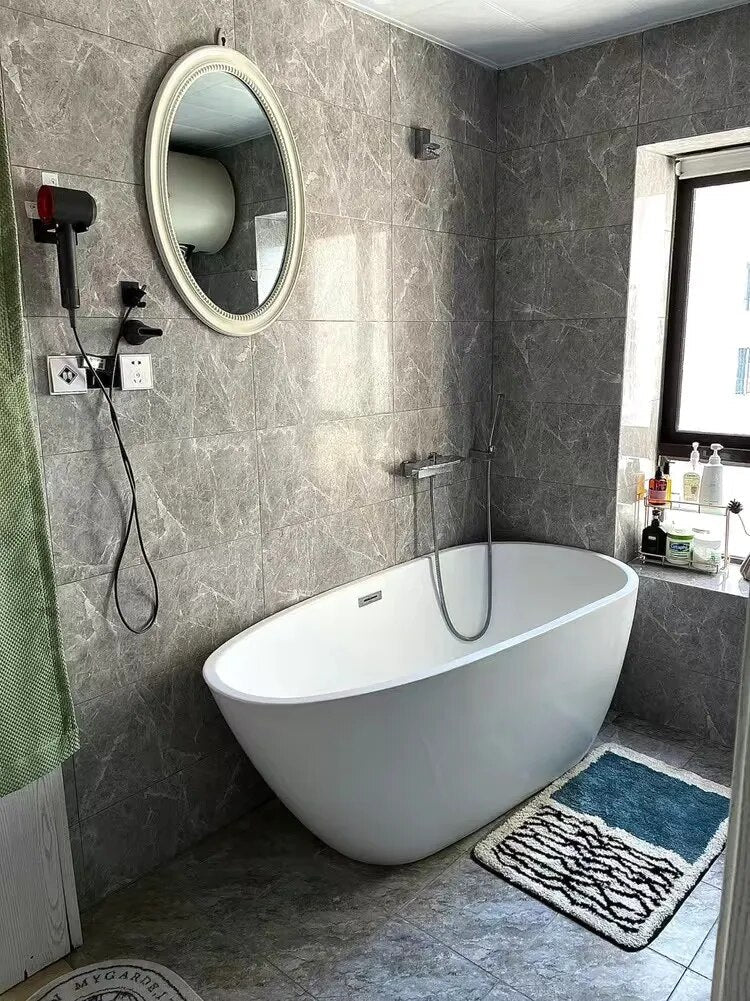 BathCush – Morbido tappetino da bagno con retro antiscivolo per bagni eleganti