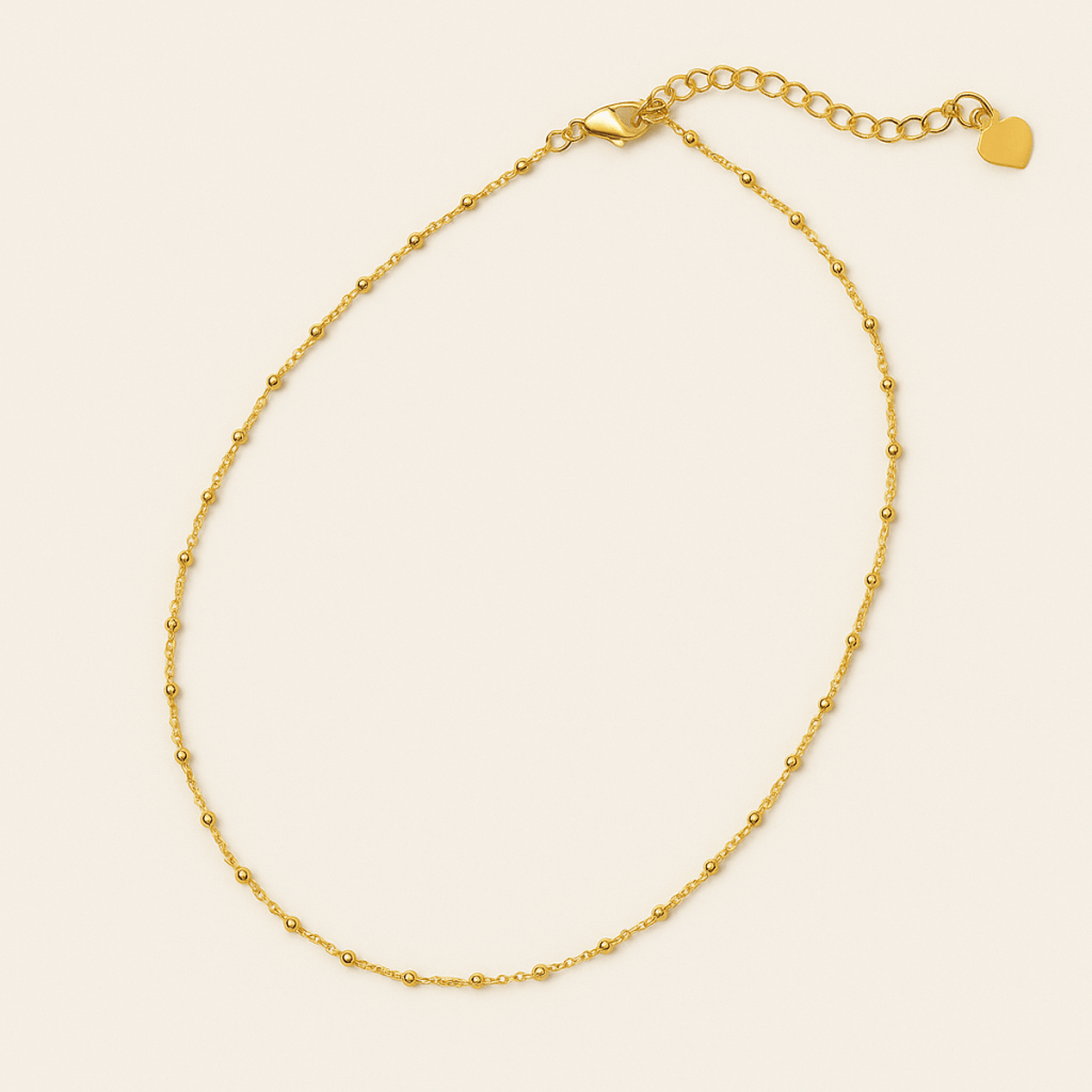 Vergulde Kust Zilver Goud Kralen Ketting