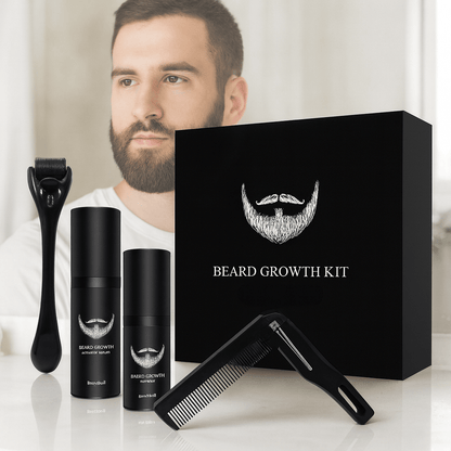 KIT BEARVITA – Ensemble complet pour la croissance et le soin de la barbe