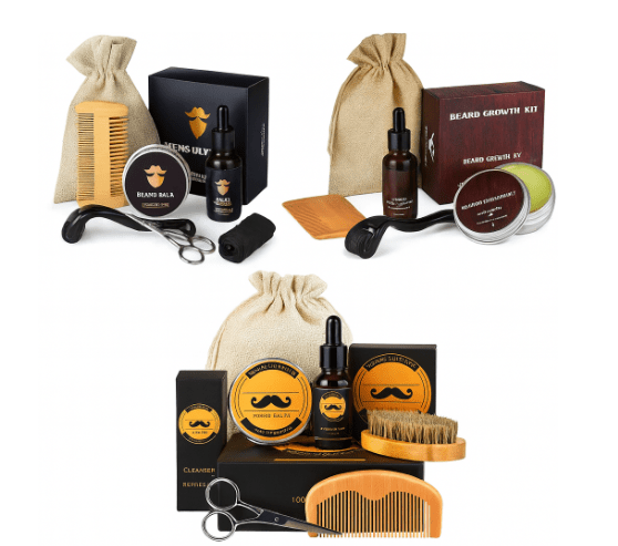 KIT BEARVITA – Ensemble complet pour la croissance et le soin de la barbe