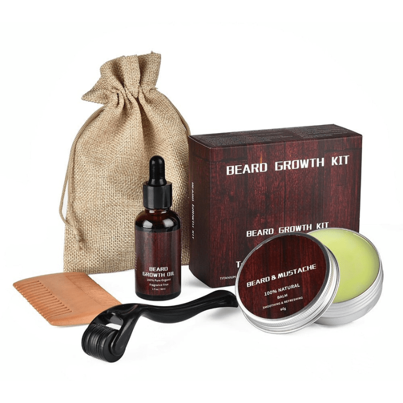 KIT BEARVITA – Ensemble complet pour la croissance et le soin de la barbe