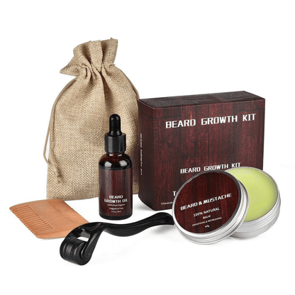 KIT BEARVITA – Ensemble complet pour la croissance et le soin de la barbe