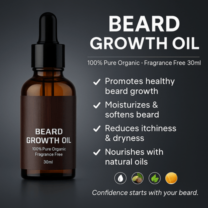 KIT BEARVITA – Ensemble complet pour la croissance et le soin de la barbe