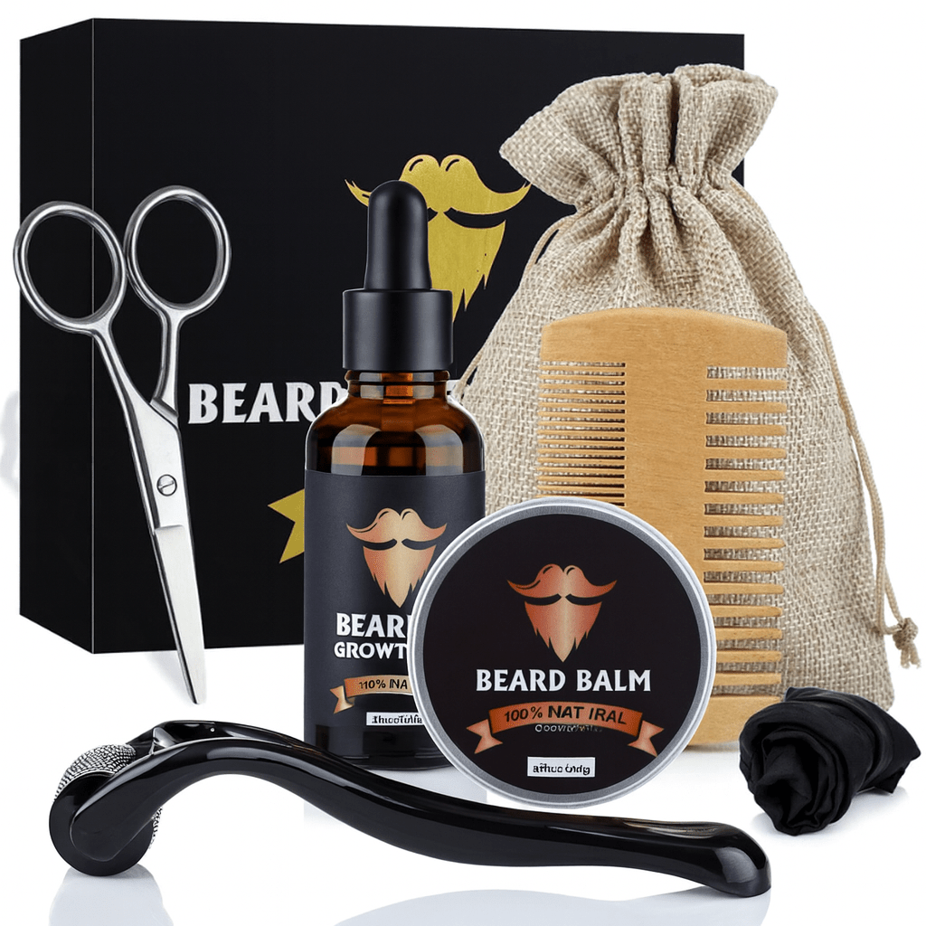 KIT BEARVITA – Ensemble complet pour la croissance et le soin de la barbe