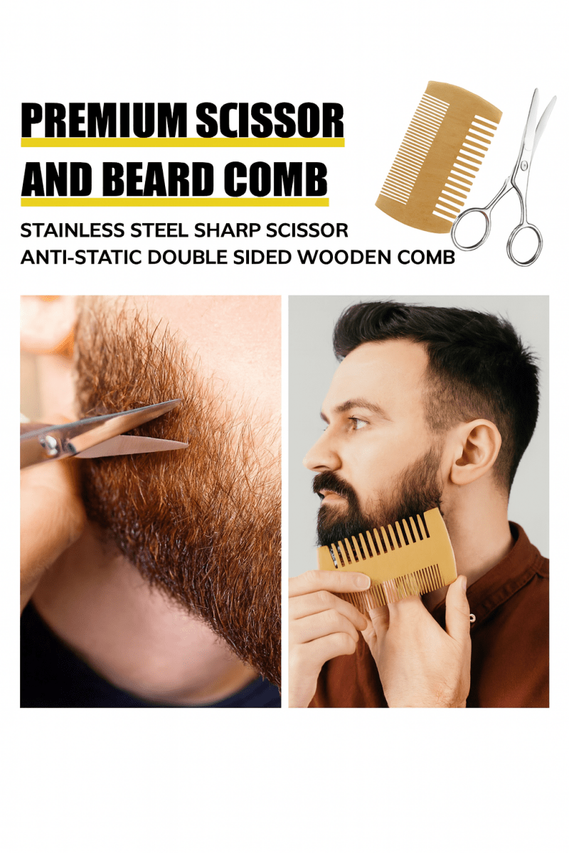 KIT BEARVITA – Ensemble complet pour la croissance et le soin de la barbe