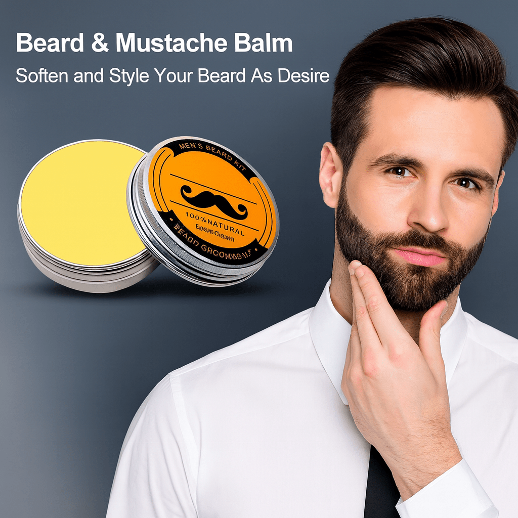 KIT BEARVITA – Ensemble complet pour la croissance et le soin de la barbe