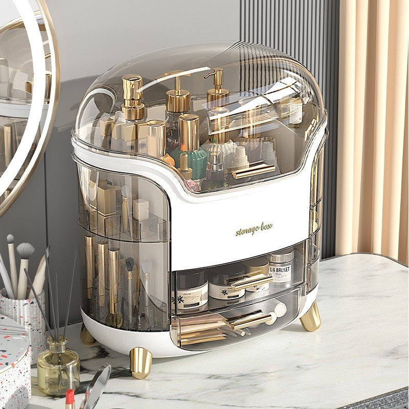  Make -up organizer - dust poet cosmetics organizer for dressing table, transparent-5