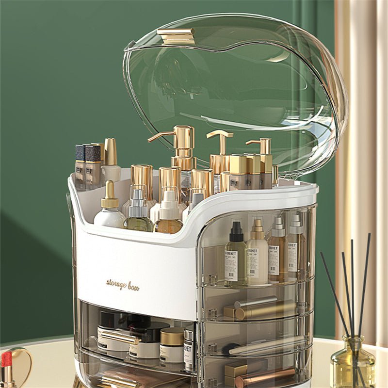  Make -up organizer - dust poet cosmetics organizer for dressing table, transparent-6