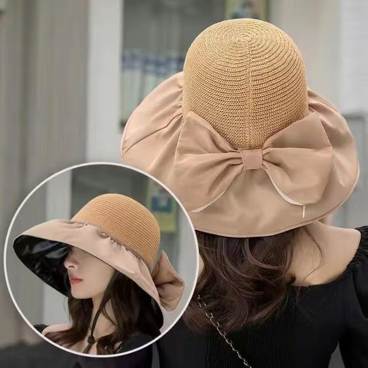Summer Straw Sun Hat - Large Brim Anti-UV Protection for Outdoor Activities 5