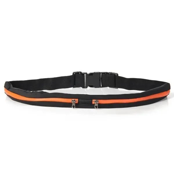 RUNBELT – Adjustable Waterproof Running Waist Pack Fanny Bag with Double Pockets 10