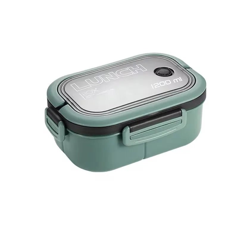 STACKBITE Double-Tier Bento Lunch Box with Cutlery for Organized Meals 9