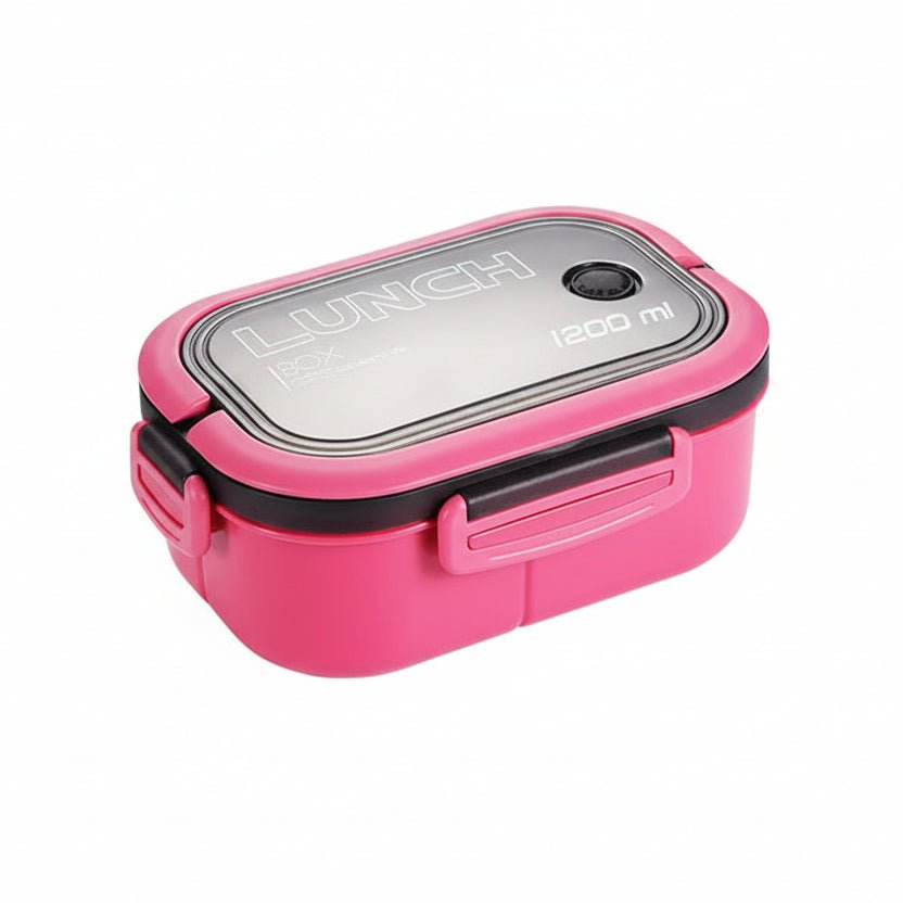 STACKBITE Double-Tier Bento Lunch Box with Cutlery for Organized Meals 7