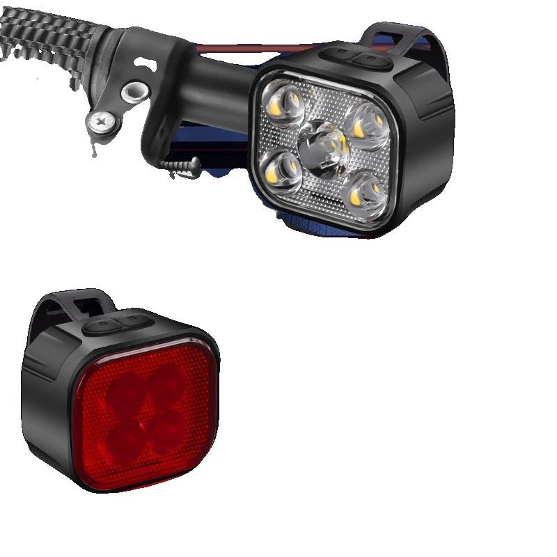 BikeBeam - Set di luci per bicicletta ricaricabili per la massima visibilità e sicurezza