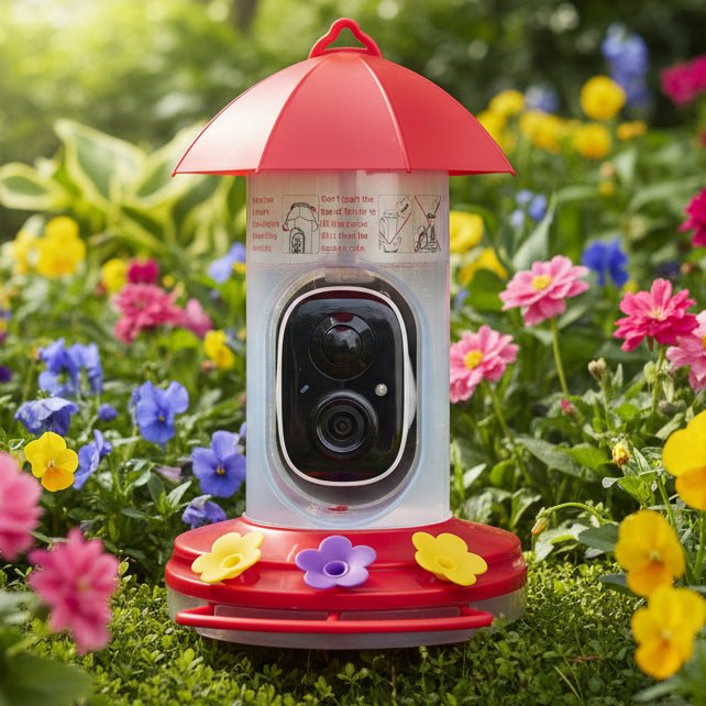 Smart Bird Feeder with 1080P Camera & Wide Viewing Angle for Outdoor Monitoring 6