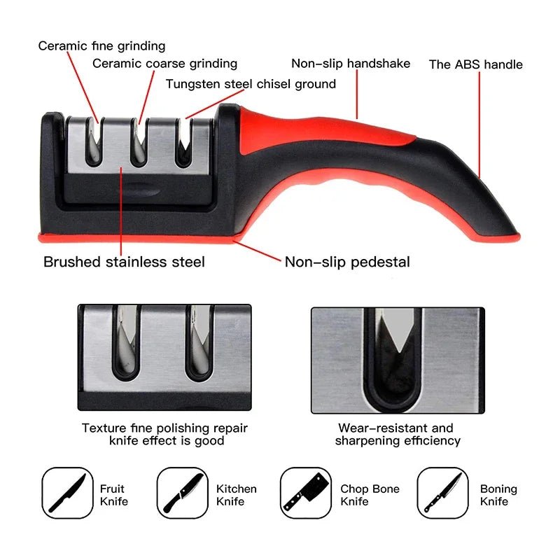 BLADESMART – Multi-Purpose Kitchen Tool for Honing, Sharpening, and Polishing 6