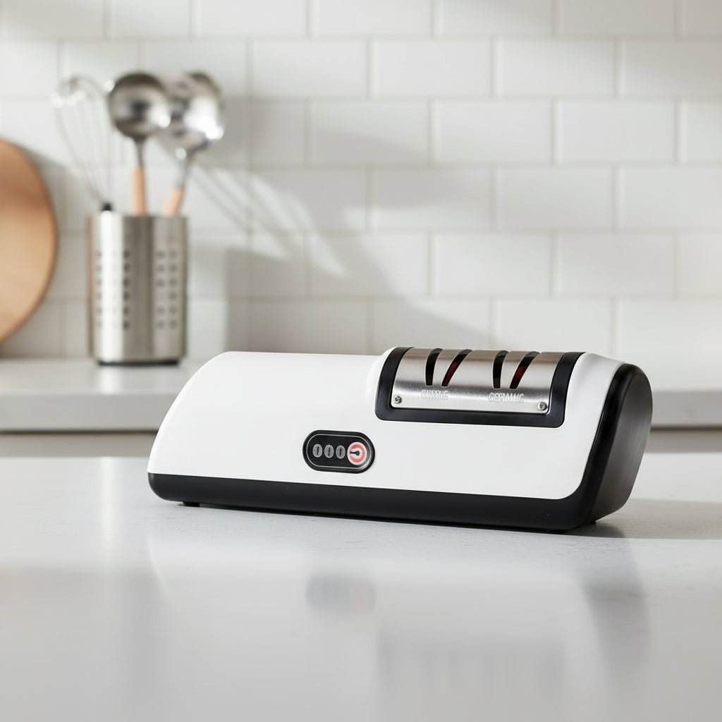 SHARPTUNE – Automatic Electric Knife Sharpener with 3-Speed Functionality 0