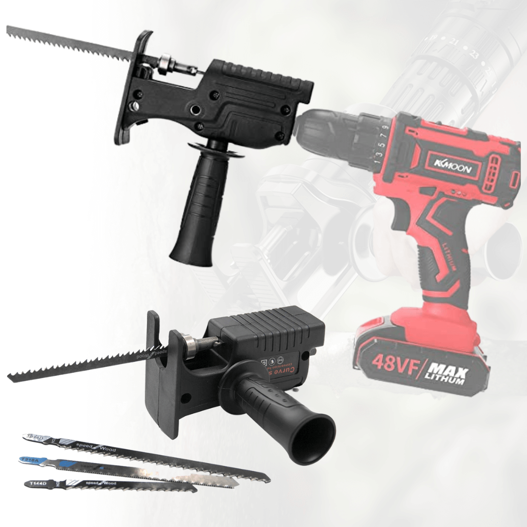 Drill Adapter for Recipro Saw Conversion – Versatile and Durable, Compatible with Most Electric Saws-2