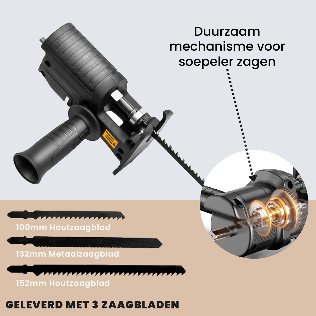 Drill Adapter for Recipro Saw Conversion – Versatile and Durable, Compatible with Most Electric Saws-5