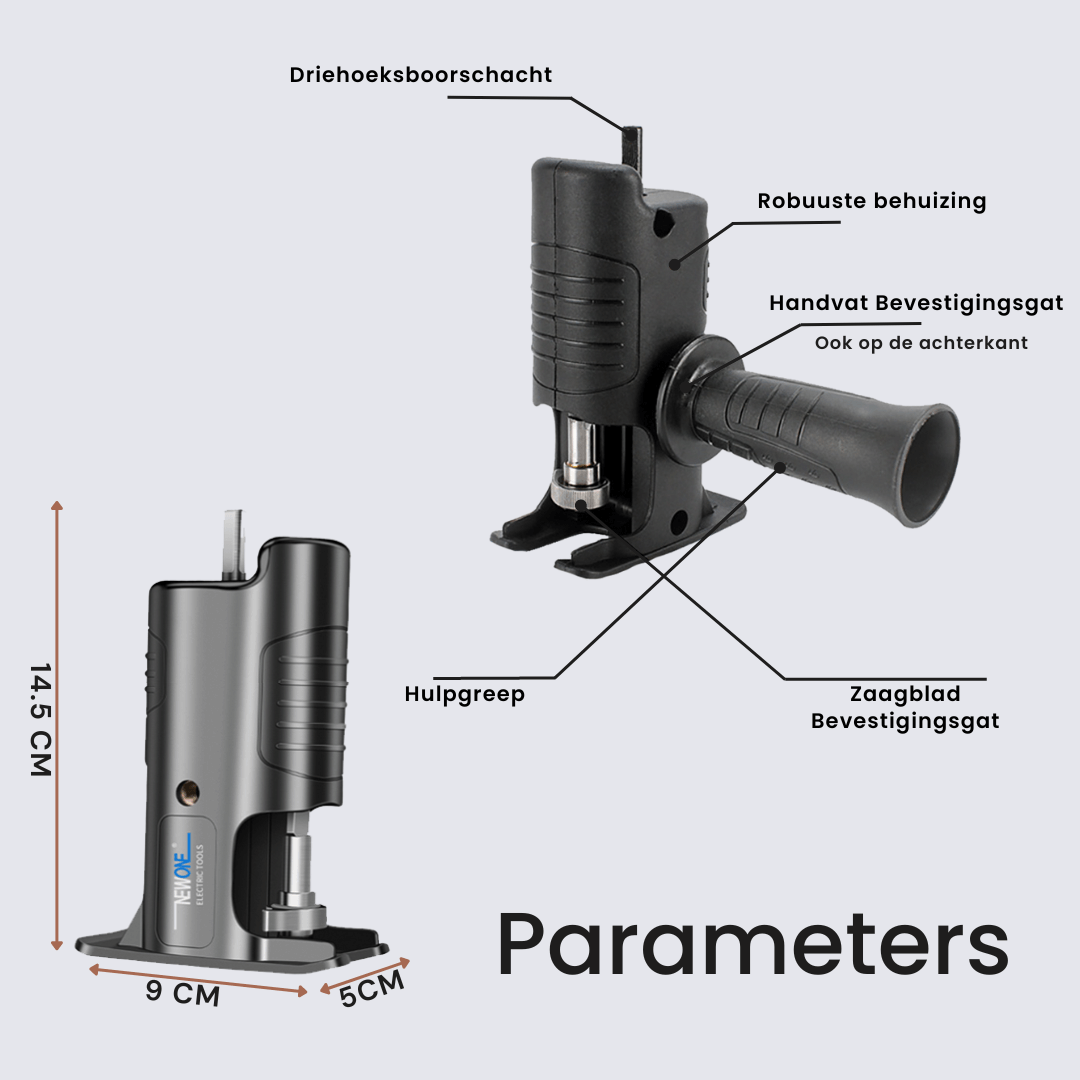 Drill Adapter for Recipro Saw Conversion – Versatile and Durable, Compatible with Most Electric Saws-6