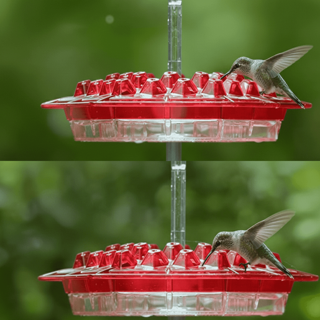 Ant Proof Hummingbird Feeder with 30 Feeding Ports and Easy Filling System 5