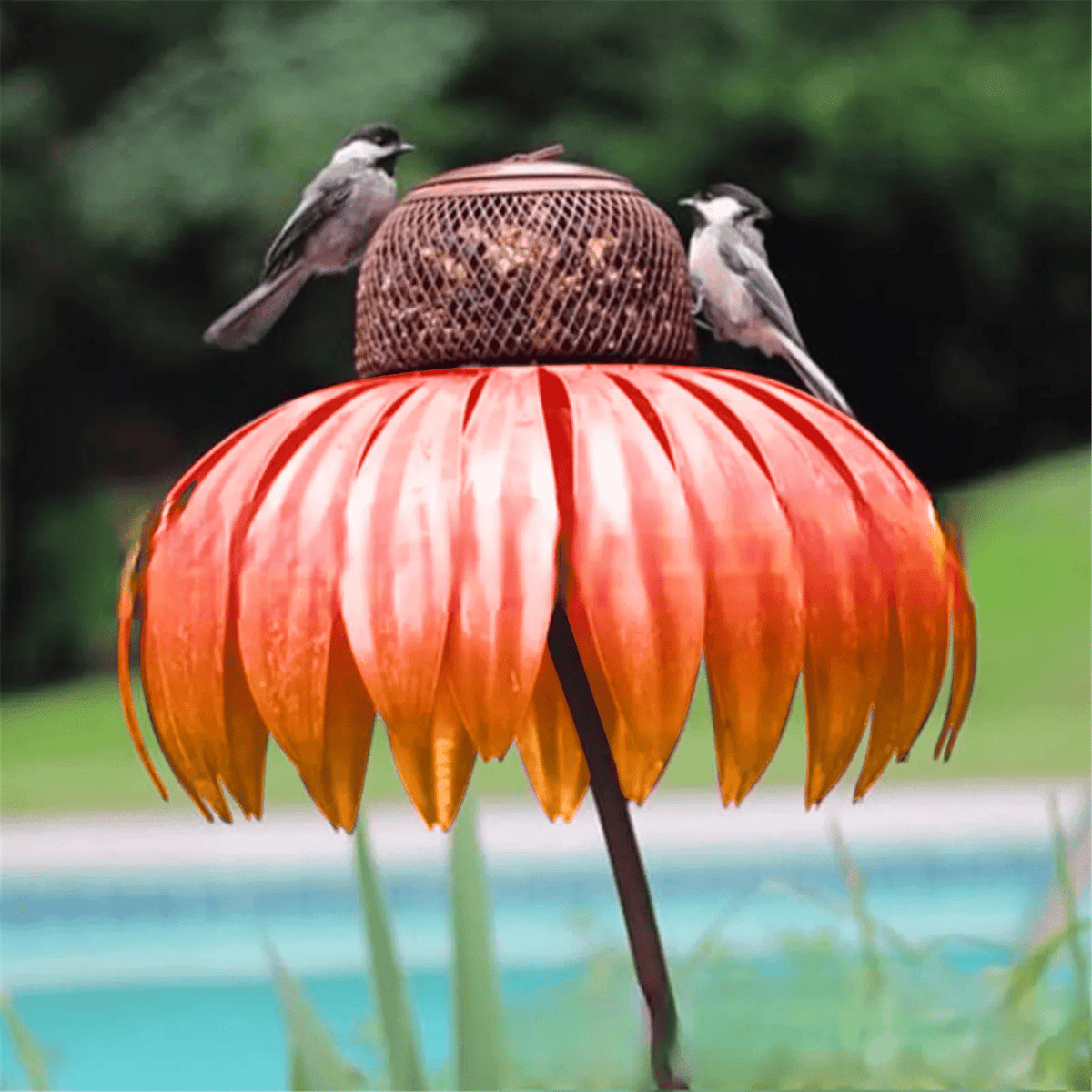 Florabird - Stylish Cone Flower Bird Feeder for Garden Birds, Eco-Friendly Design 5