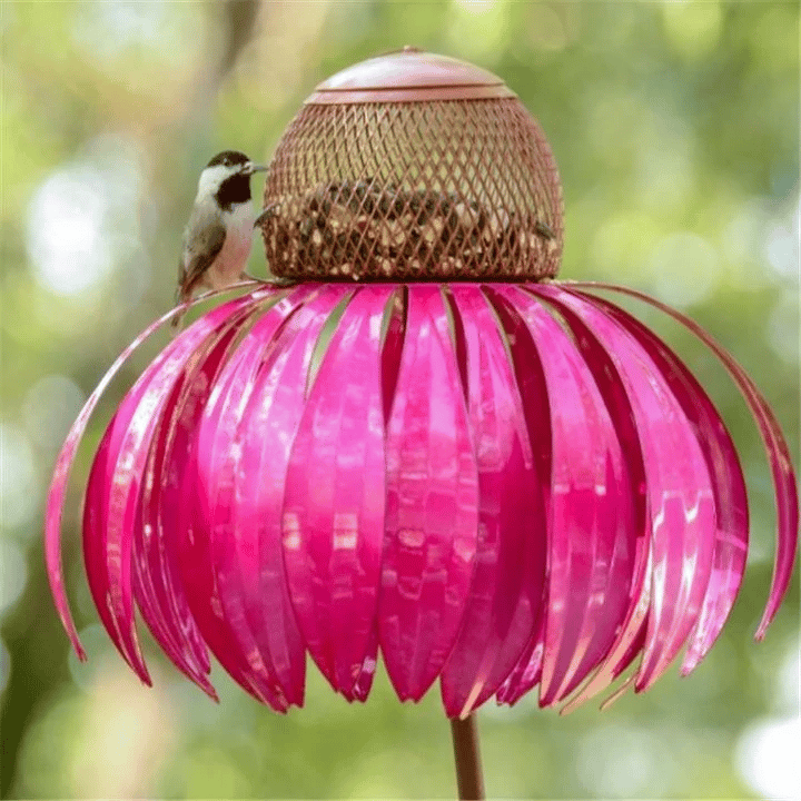 Florabird - Stylish Cone Flower Bird Feeder for Garden Birds, Eco-Friendly Design 4