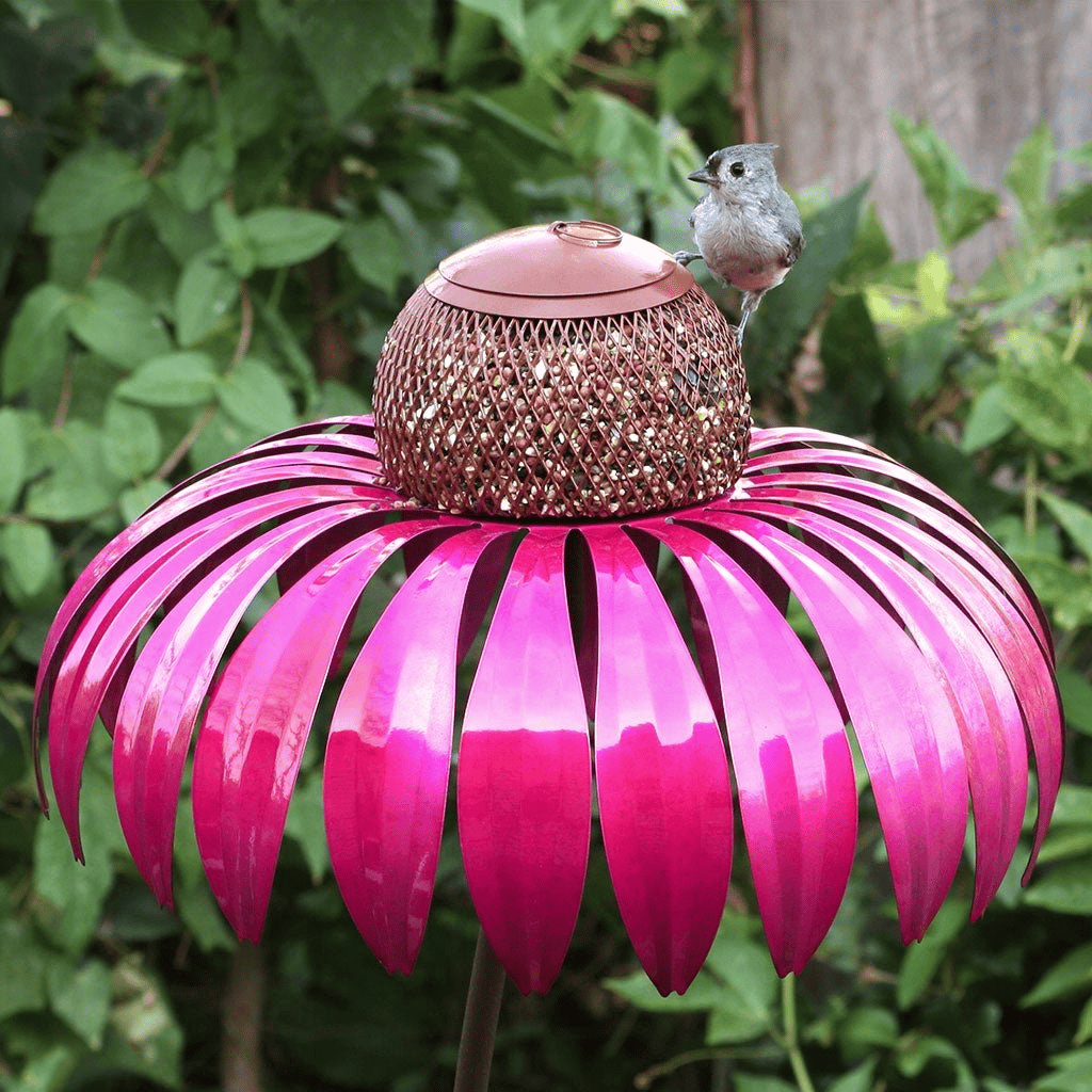 Florabird - Stylish Cone Flower Bird Feeder for Garden Birds, Eco-Friendly Design 0