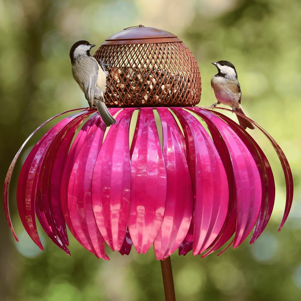 Florabird - Stylish Cone Flower Bird Feeder for Garden Birds, Eco-Friendly Design 2