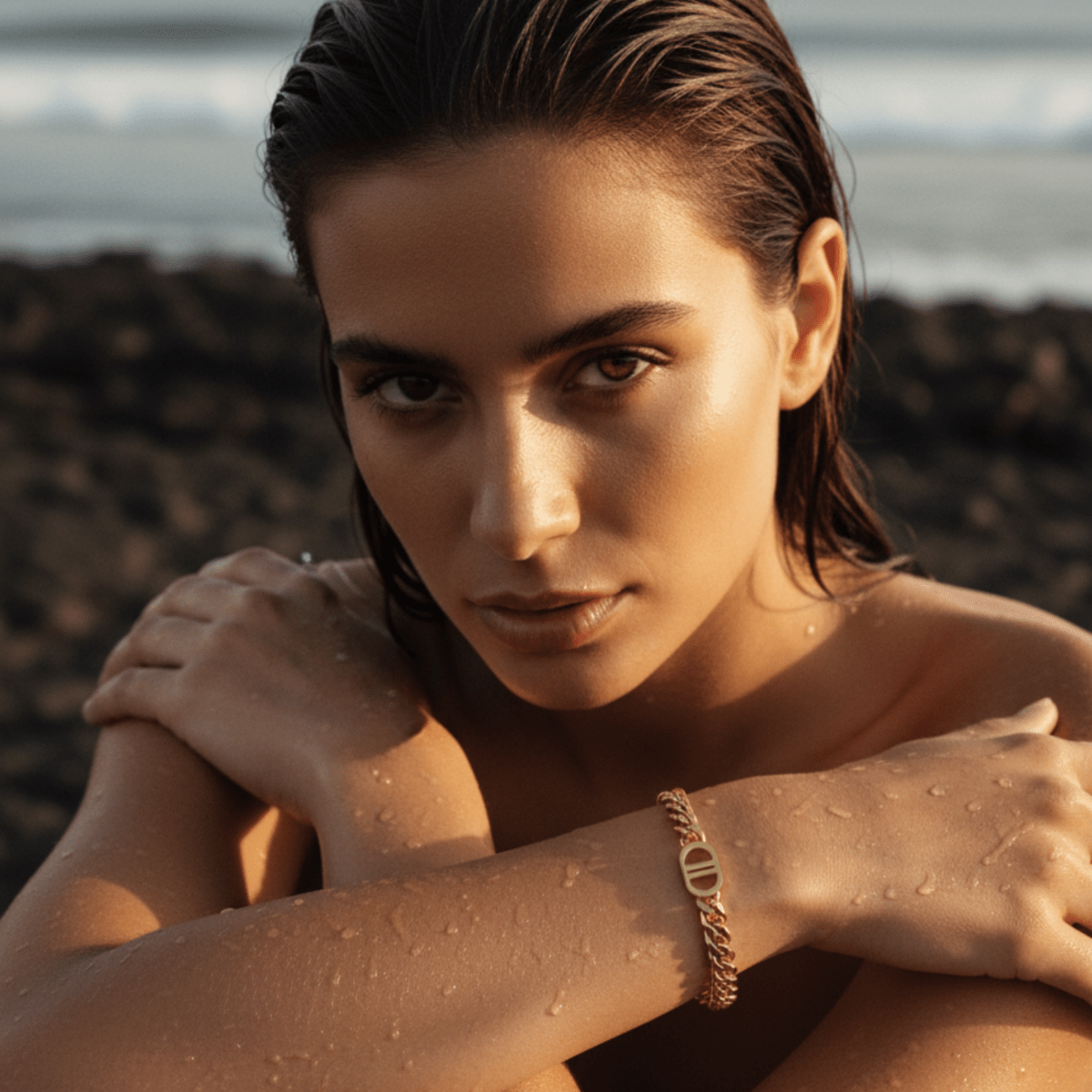 Bracciale audace in acciaio inossidabile - Gioielleria impermeabile regolabile per tutte le occasioni