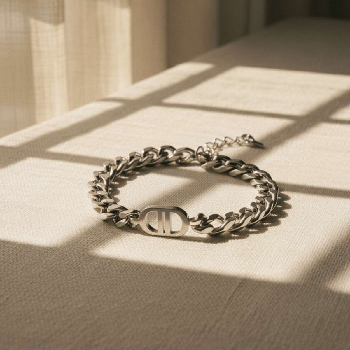 Bold Stainless Steel Bracelet - Adjustable Waterproof Jewelry for All Occasions