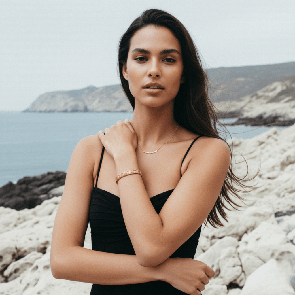 Bold Weave Cuff Bracelet - Gold Elegant Design