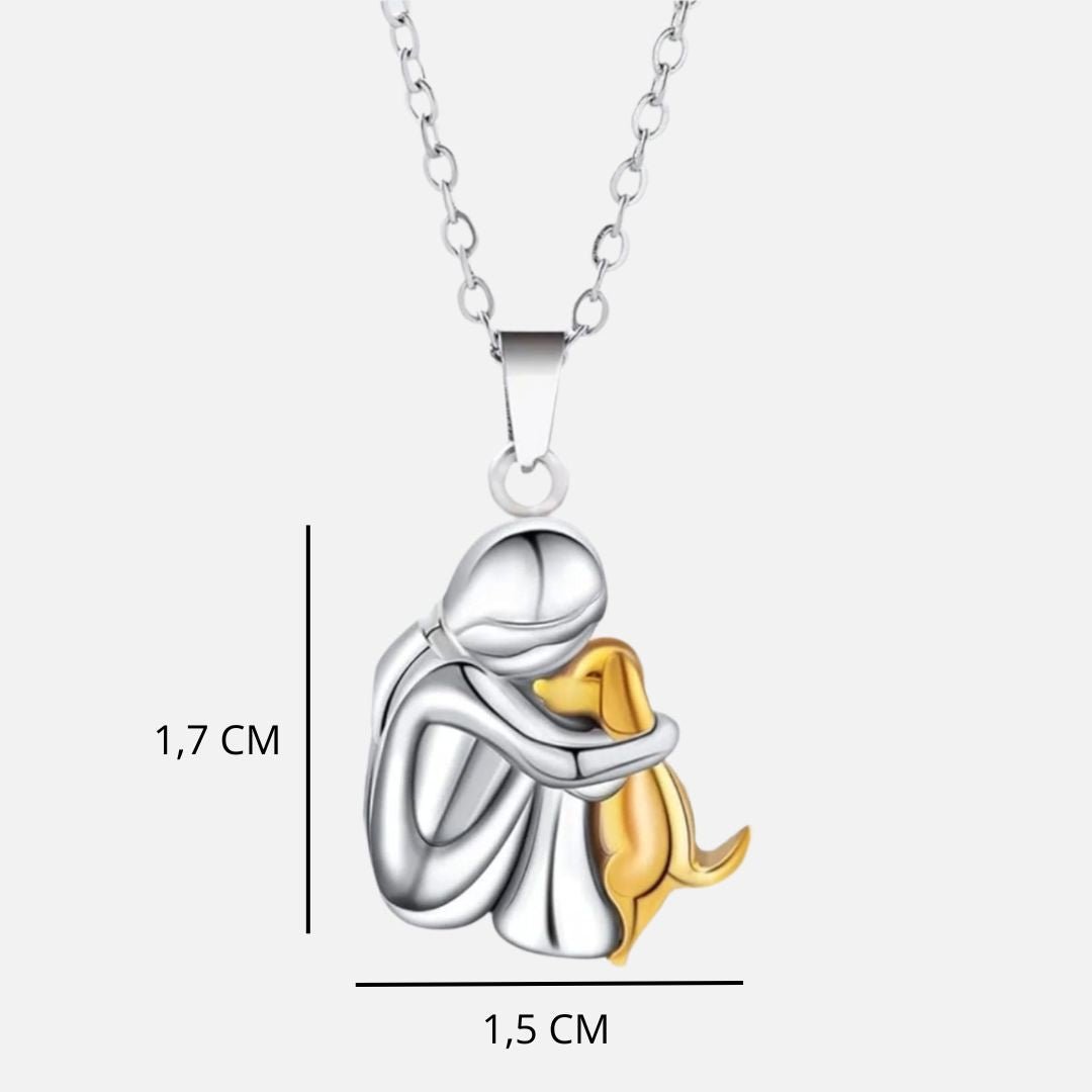 BONDTAIL – Minimalist Dog Lover Necklace Symbolizing Loyalty and Love