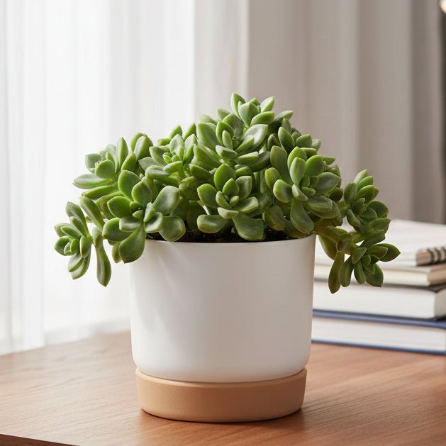 Self-Watering Flower Pot - Double-Layer Succulent Planter with Automatic Water Absorption 6