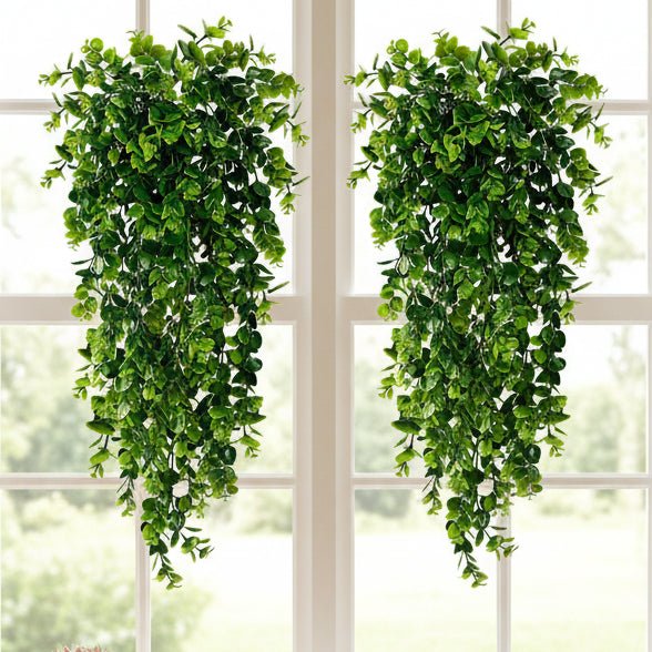 EVERLEAF – UV Resistant Faux Eucalyptus Hanging Greenery for Home Decor 0
