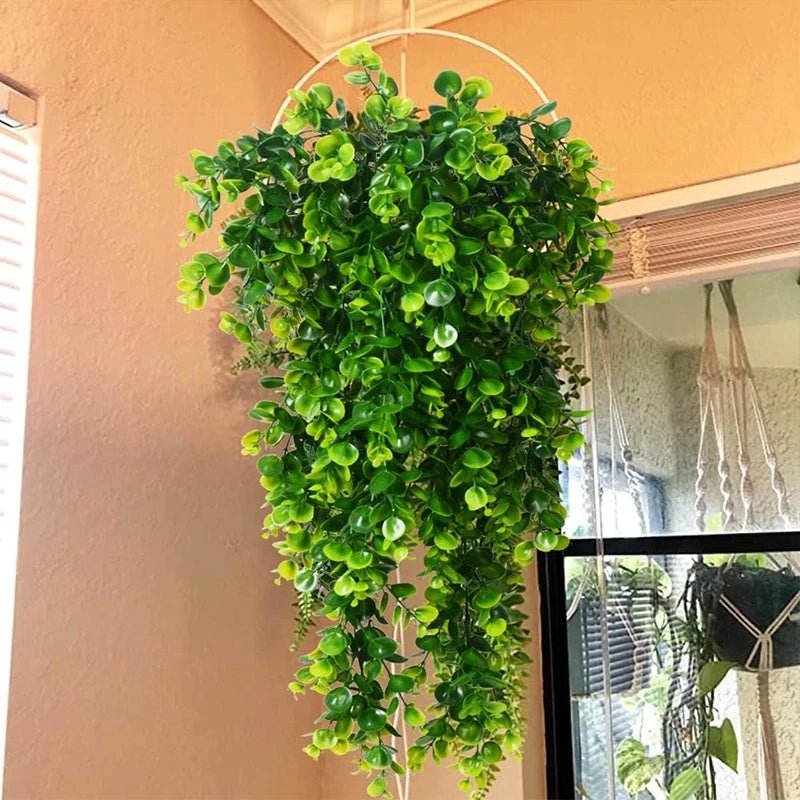 EVERLEAF – UV Resistant Faux Eucalyptus Hanging Greenery for Home Decor 1