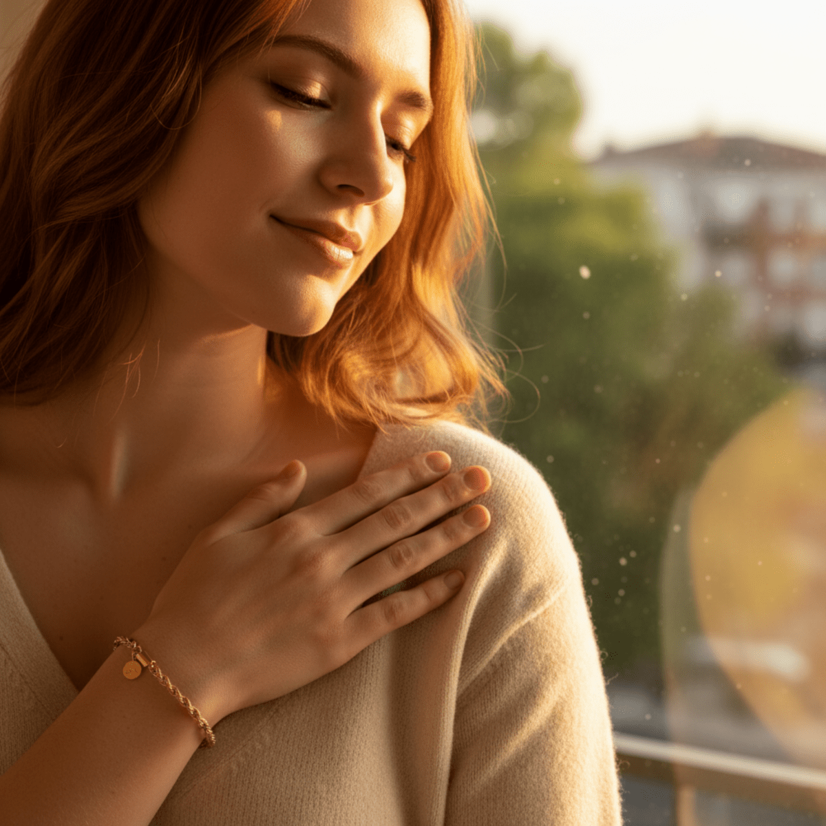 Braided Rope Gold Bracelet