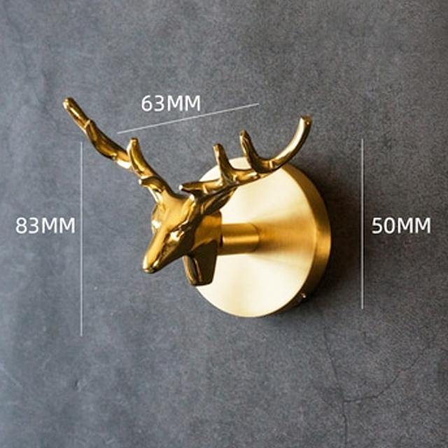 NOBLEPAW – Decorative Brass Animal Coat Rack with Gold Finish 8