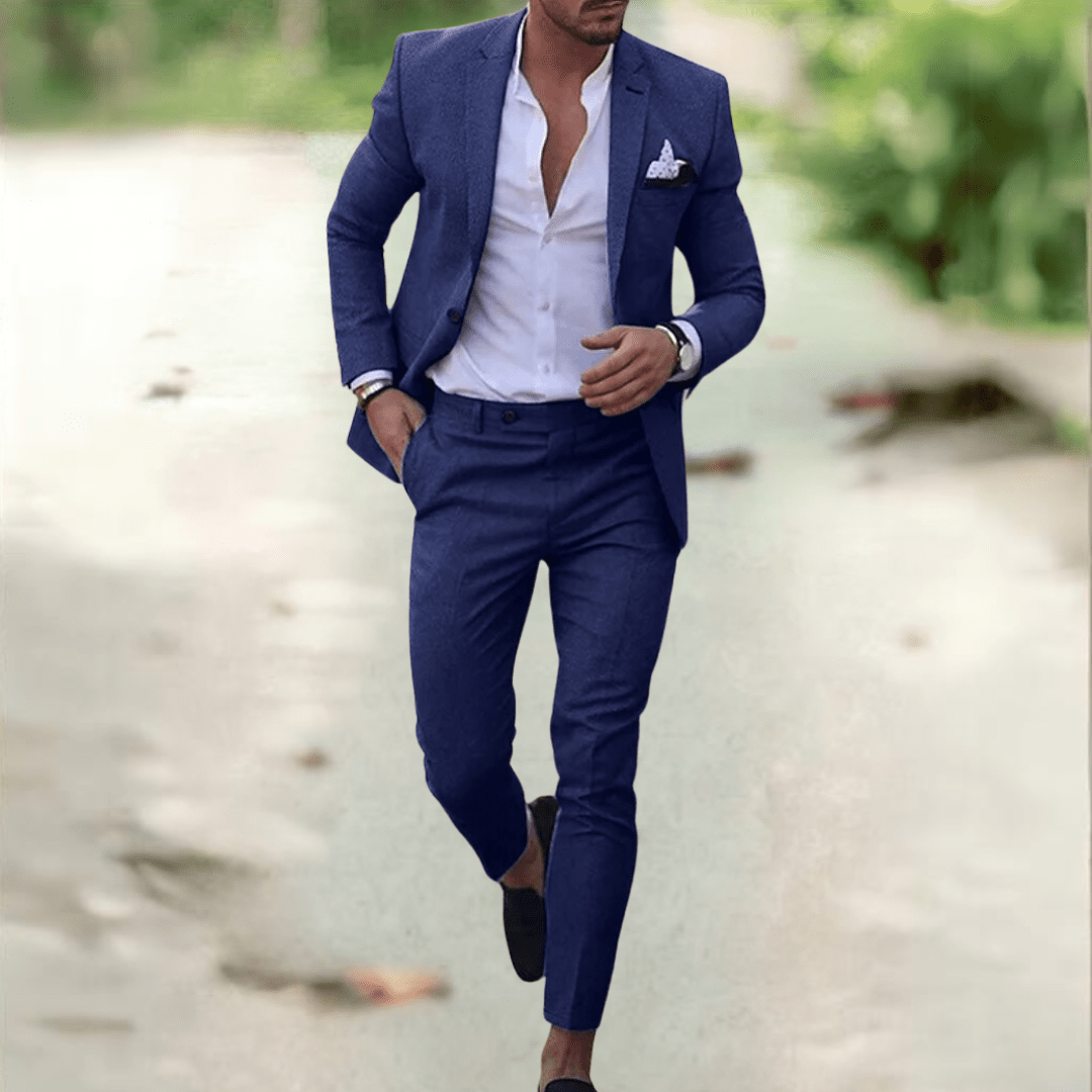 Fato Bravento – Conjunto Elegante de Fato Slim Fit para Homem para Negócios e Eventos