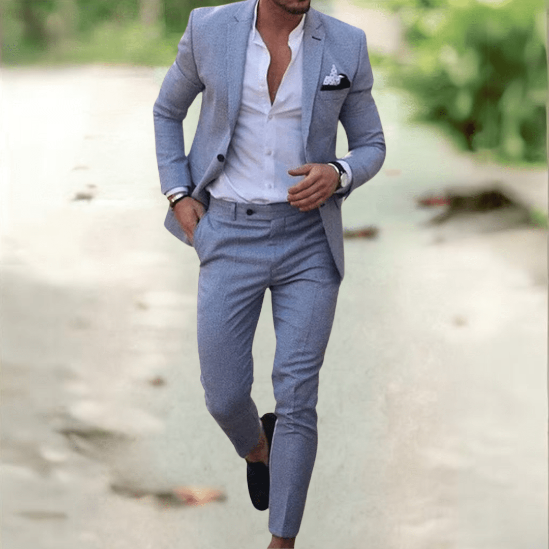 Fato Bravento – Conjunto Elegante de Fato Slim Fit para Homem para Negócios e Eventos