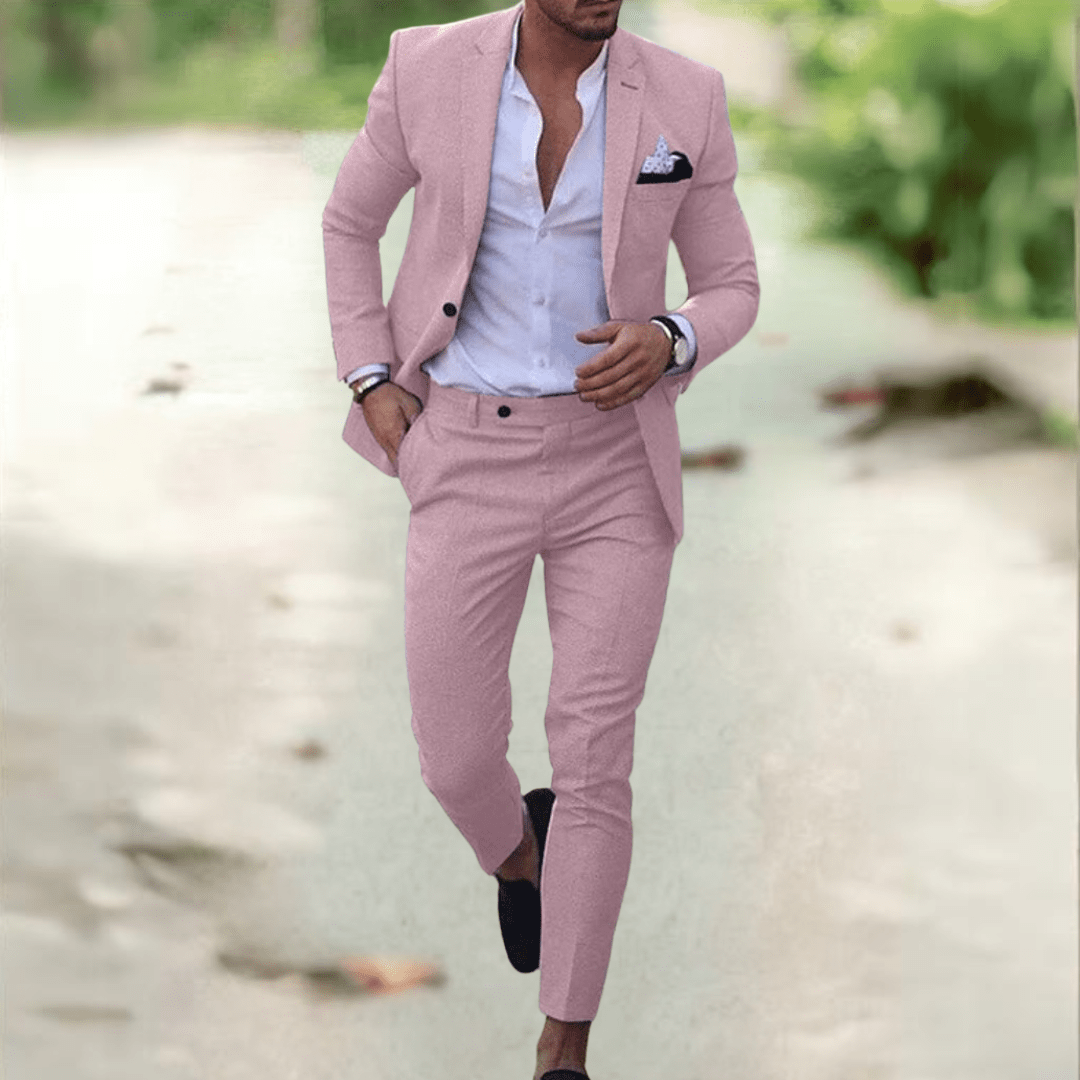 Fato Bravento – Conjunto Elegante de Fato Slim Fit para Homem para Negócios e Eventos