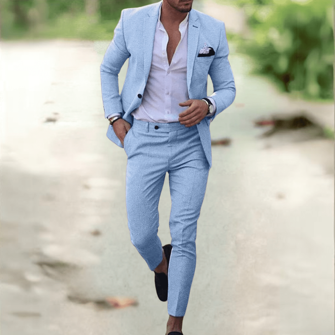 Fato Bravento – Conjunto Elegante de Fato Slim Fit para Homem para Negócios e Eventos