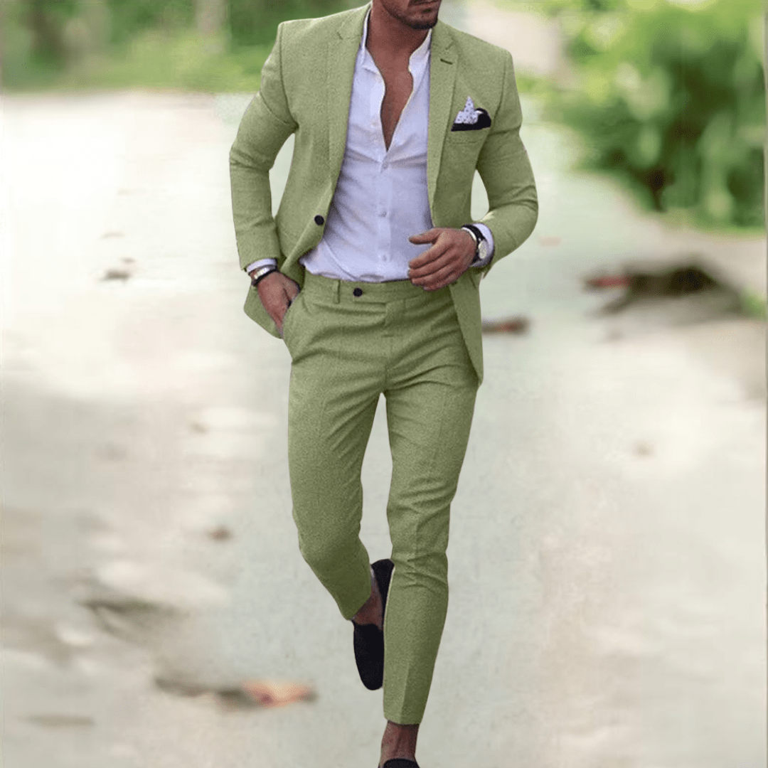 Fato Bravento – Conjunto Elegante de Fato Slim Fit para Homem para Negócios e Eventos
