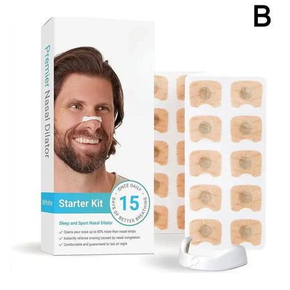 Clearbreath Magnetic Nasal Strips - Gemakkelijk ademen en verlichting van snurken voor een diepere, rustgevende slaap